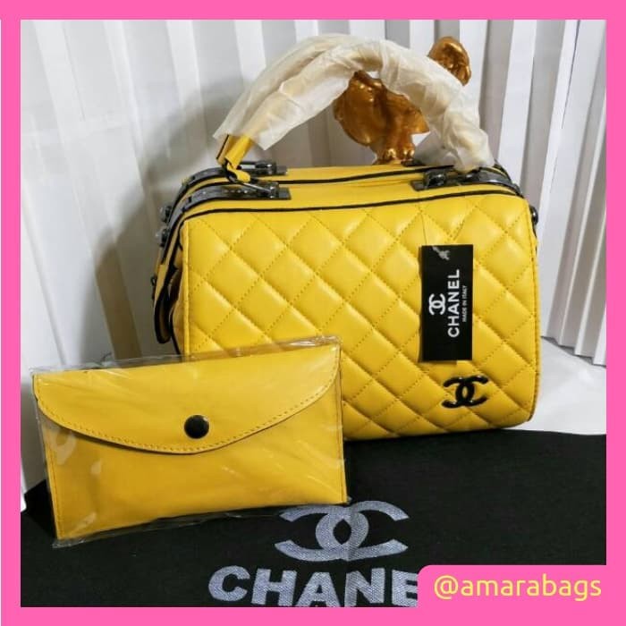 Tas Kerja Wanita / Tas Kerja Cewek / Tas Hand Bag 547 - Kuning