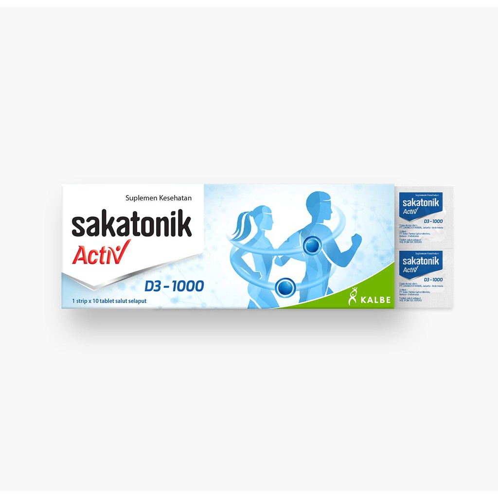 Sakatonik Activ D3 Vitamin D3 1000 IU