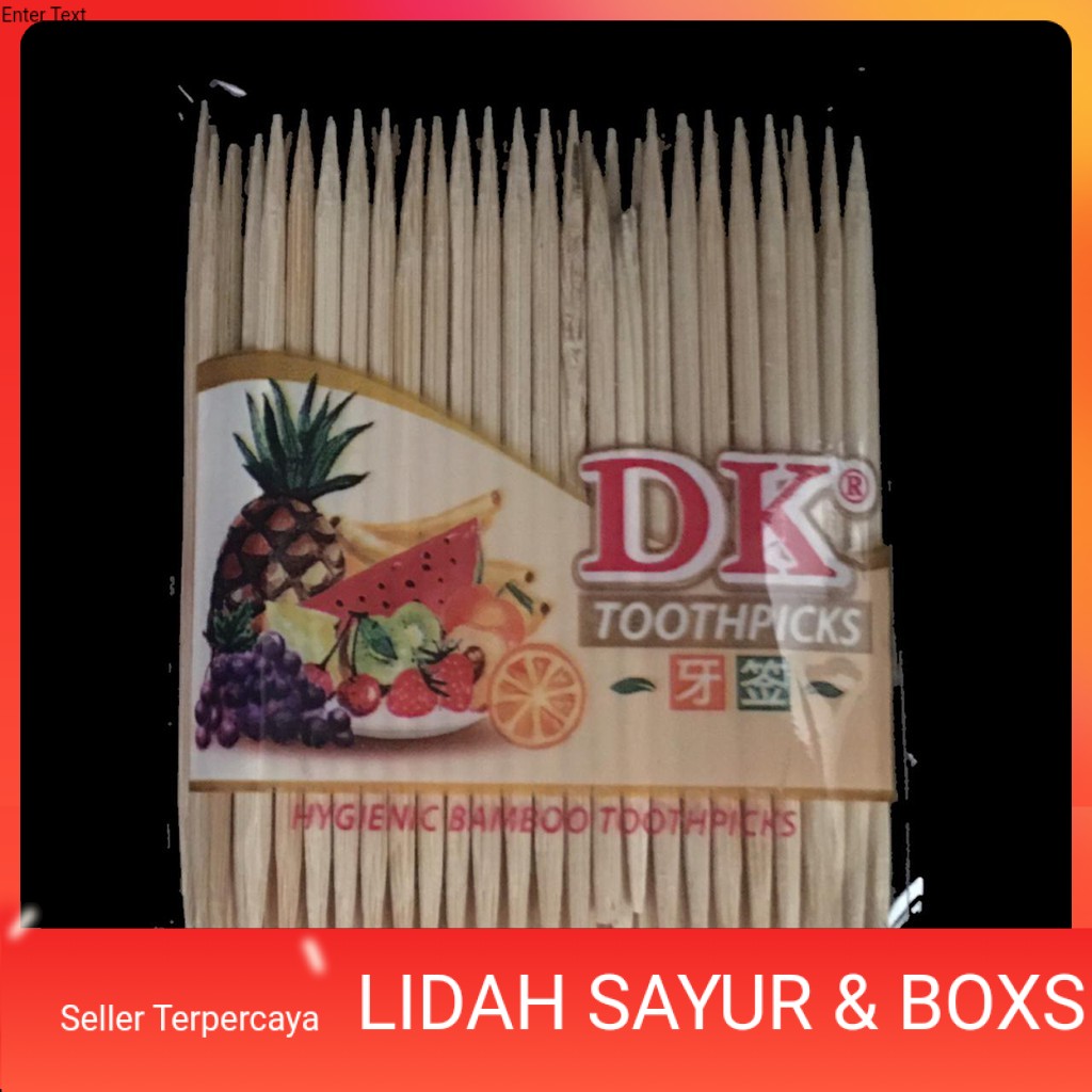 Tusuk gigi tusuk kue tusuk buah tusuk kue DK toothpicks refil