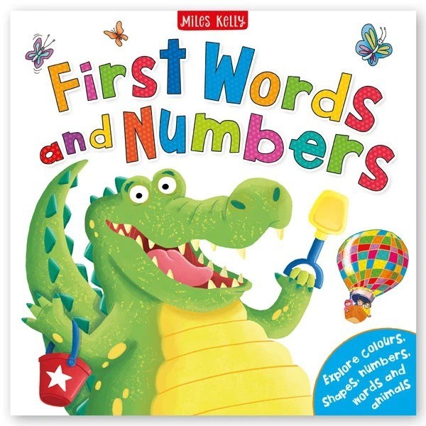WMO BW8541 First Words and Numbers buku anak mengenal kata dan angka