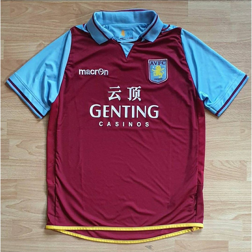 Jersey Aston Villa Home 2012-2013 Grade AAA - Jersey Bola Inggris England Langka Anti Mainstream