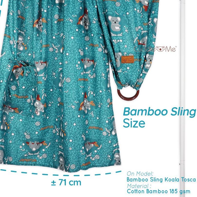 Gendongan Bayi CuddleMe Bamboo Sling - Cuddle Me Ring Sling