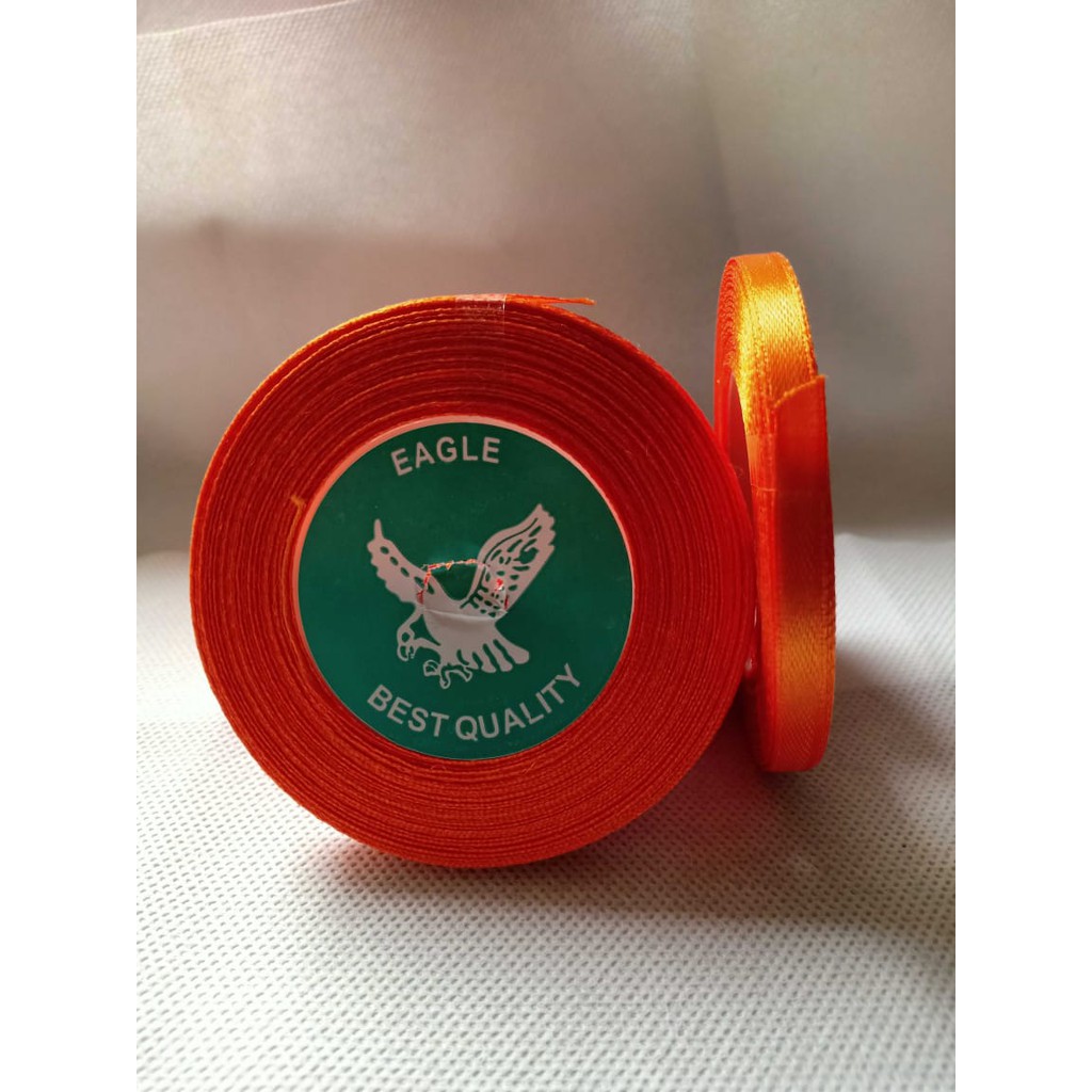 

Pita satin orange 1/4 inch / 0.635 cm Per roll