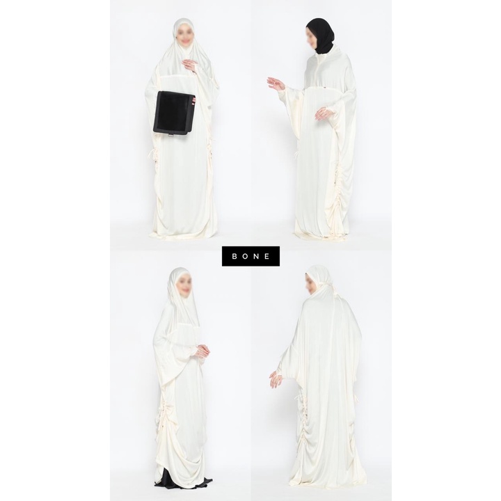 Mukena Terusan - Mukena Armani Silk - Mukena Terusan Polos - Prayer Dress Set - Mukena Terusan Plus 