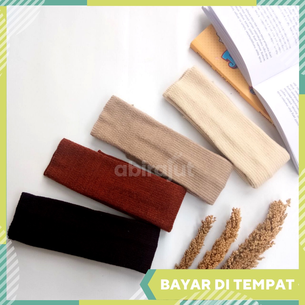 Manset Tangan Rajut Jempol Panjang Hijaber Muslimah Syari