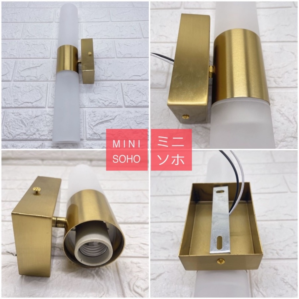 Lampu Dinding Hias Mewah Gold Luxury Premium Quality 2 Arah Atas Bawah