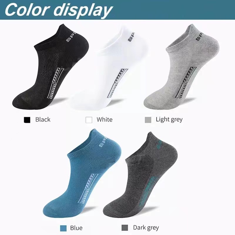 Kaos Kaki Original SPORTS SPORT Kaus Kaki Pendek Semata Kaki Sock Anti Bakteri Bisnis Kasual Socks