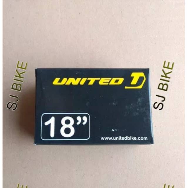 BAN DALAM SEPEDA 18 X 1.75 - 2.125 UNITED  ( AV )