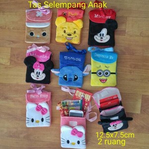 Tas selempang karakter miki mini pooh stitch minnion chopper FS0011