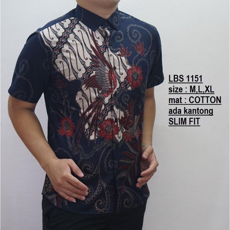 batik cowok slimfit