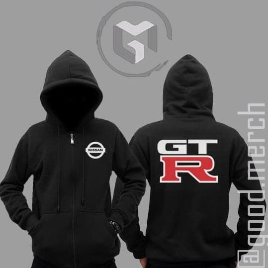 Jaket Hoodie Sweater Nissan Gtr Sweatshirt Zipper