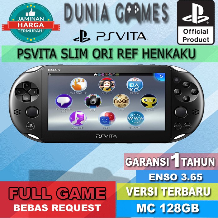 PSVITA HEN SLIM MC 128GB FULL GAME - PS VITA SLIM HEN FULL GAME