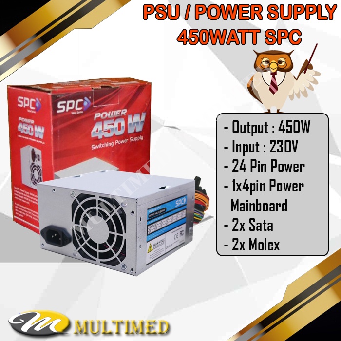 PSU PowerSupply 450WATT std Baru