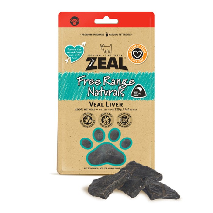 ZEAL Snack Anjing VEAL Liver 125gr