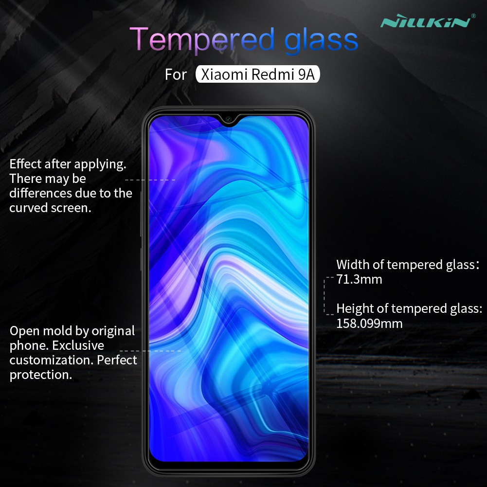 Tempered Glass Xiaomi Redmi 9A Nillkin Amazing H Anti Gores Kaca