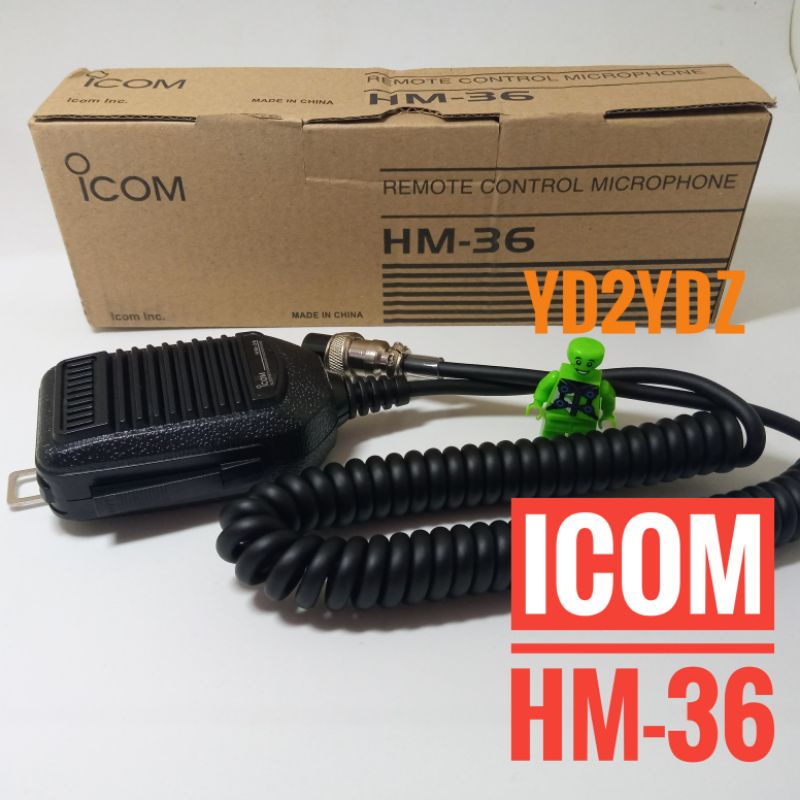 hm36 handmic microphone mic icom hm-36 ic-718 ic-229 ic718 ic228h ic229 707 extramic bulat 8pin 718 