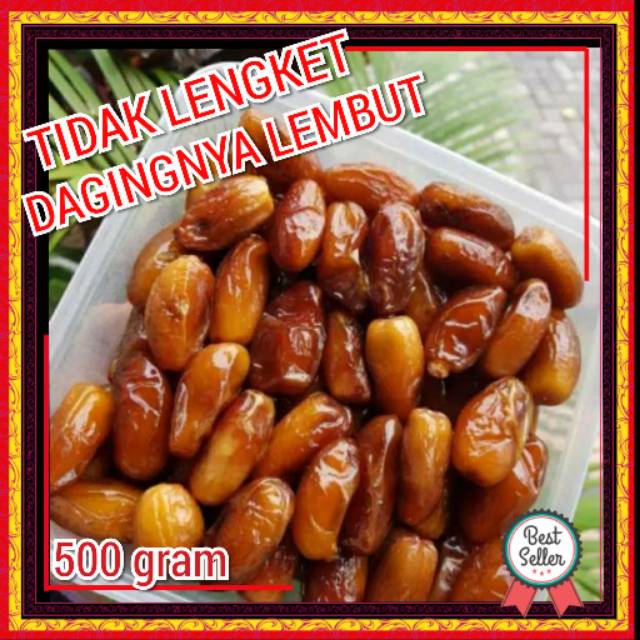 

KURMA ASLI NABI GOLDEN VALLEY MANIS MURAH - 500gram/KURMA KERING TIDAK LENGKET IMPORT SAUDI MEKKAH