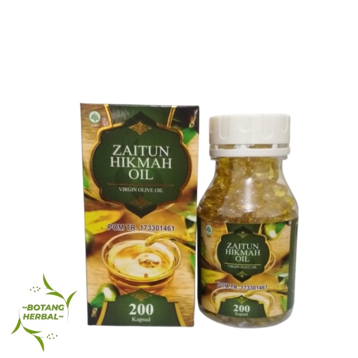 Zaitun HIKMAH OIL 200 Kapsul Minyak Zaitun Ekstra Virgin Olive Oil / Virgin Olive Oil Hikmah 200 Kap
