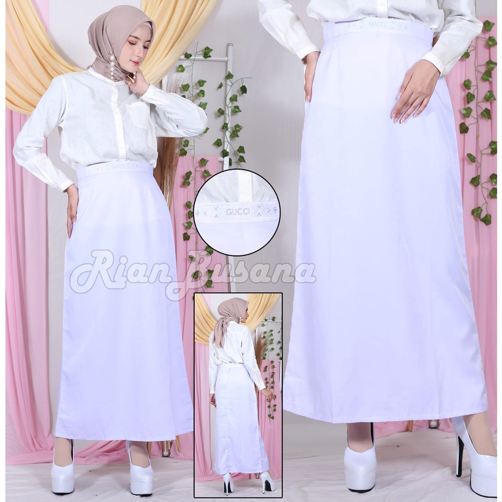 Rok A panjang - Rok A line - Rok Model A - Rok Muslimah - Rok Hitam