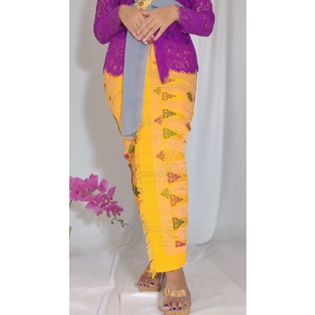 BERNICE STORE BALI Kamen Lembaran Bordir Seseh