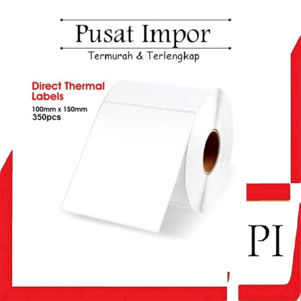 

Label Barcode 100 X 150 mm Kertas Sticker Direct Thermal 100x150 350pc