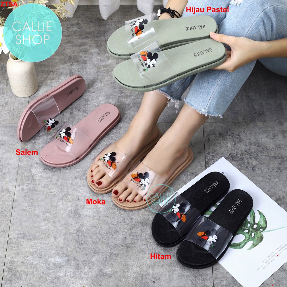 Sandal Wanita Selop Jelly Import Cute Nyaman Dipakai Balance BLC 956-28