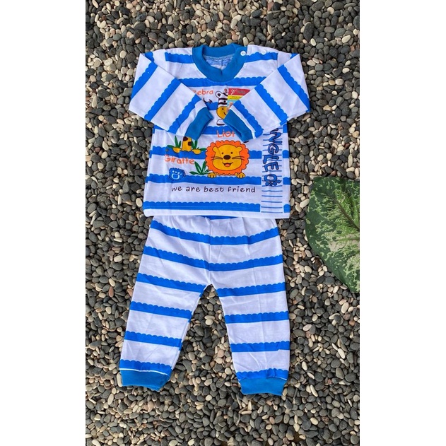 baju bayi setelan motif jerapah 3-18 bulan (PP079)