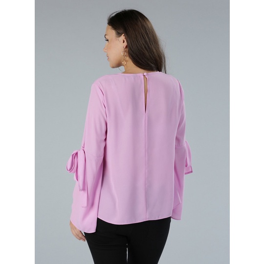 Max bell sleeve pink blouse