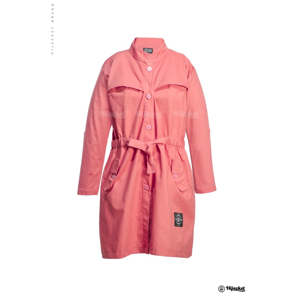 Hijacket Valeria Series Origilal Jaket Hijabers Bahan 100% Baby Canvas Asli-ORCHID