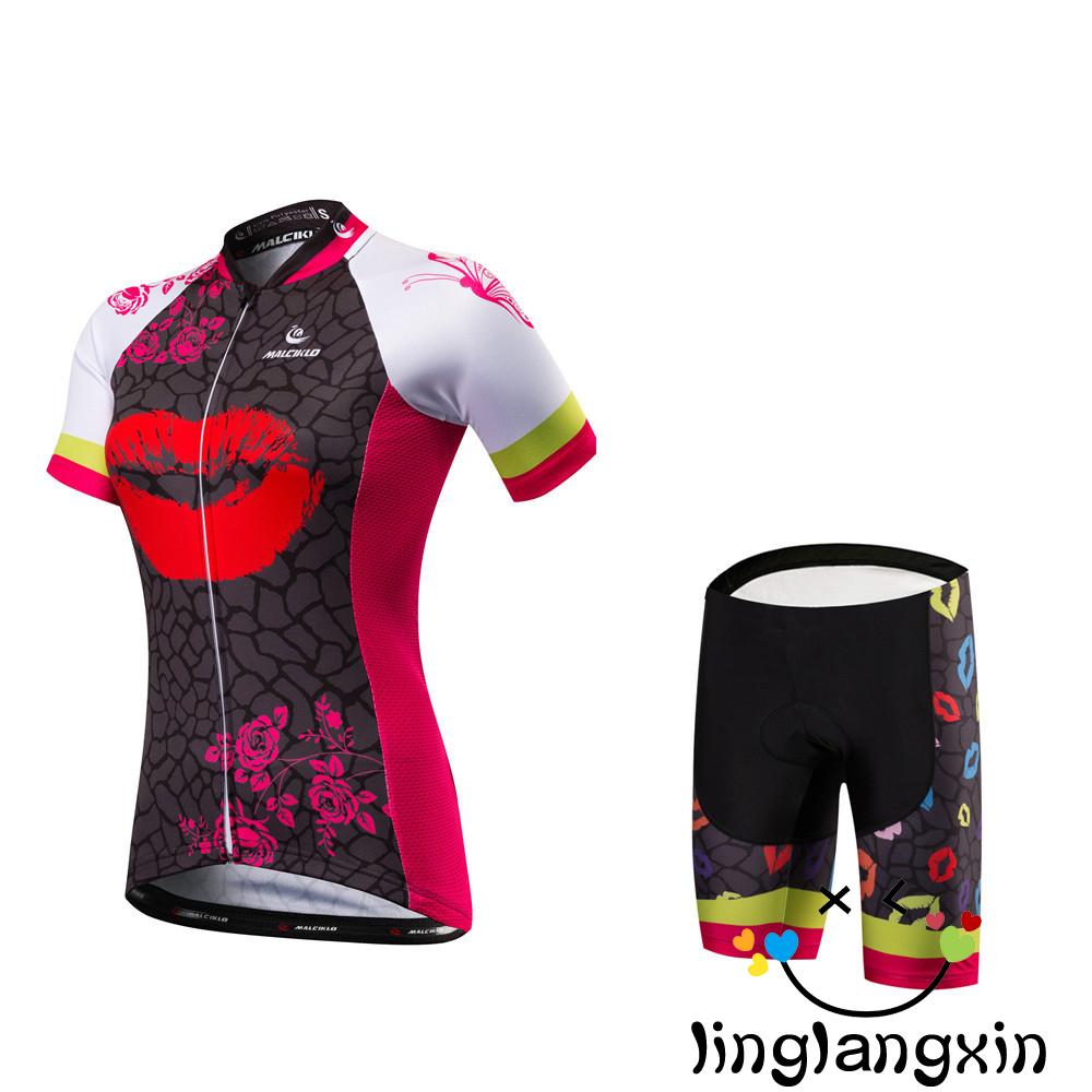 red bike shorts women's