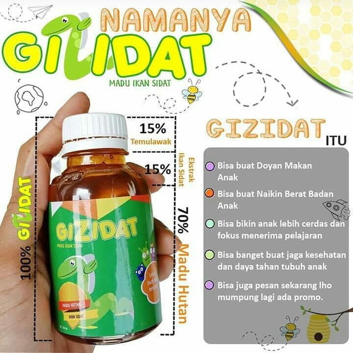 

Gizidat Madu Ikan Sidat - MMD1157