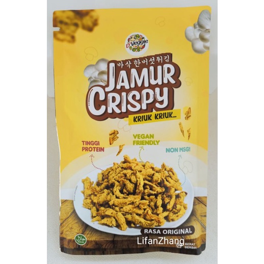 

snack jamur crispy vegan