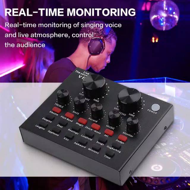 Profesional Soundcard V8 ORIGINAL audio streaming, recording , karaoke.