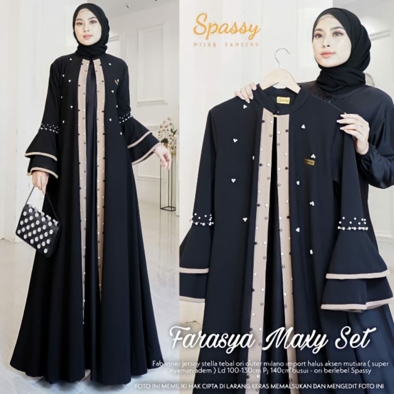 Pakaian Wanita Pakaian Wanita Muslimah Pakaian Kekinian Dress Gamis Spassy