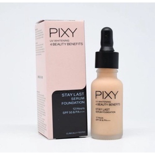 PIXY 4BB Stay Last Serum Foundation 17mL SPF 50 PA+++  foundation cair 4 beauty benefit (VH)