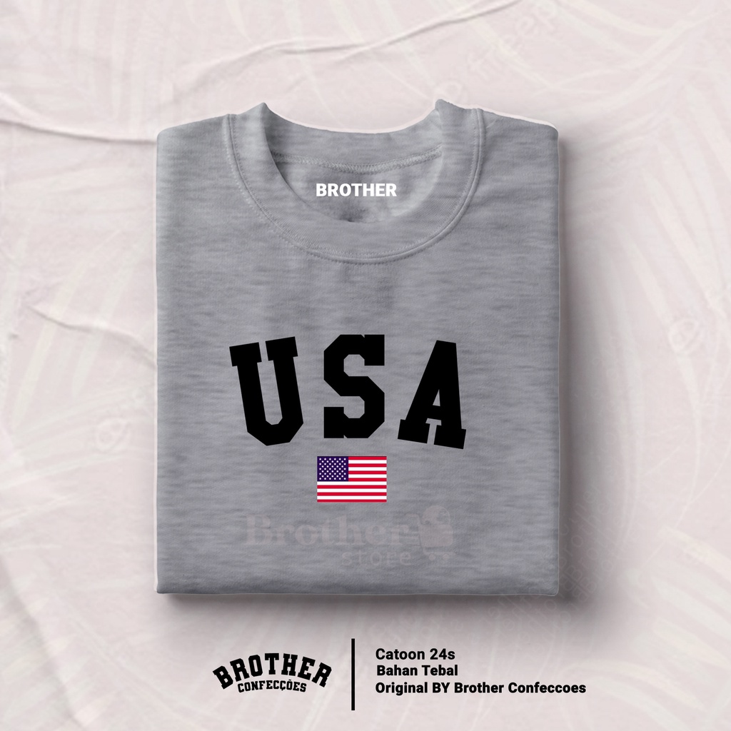 Brother Store Kaos Distro Pria - Cewek Cowok - USA