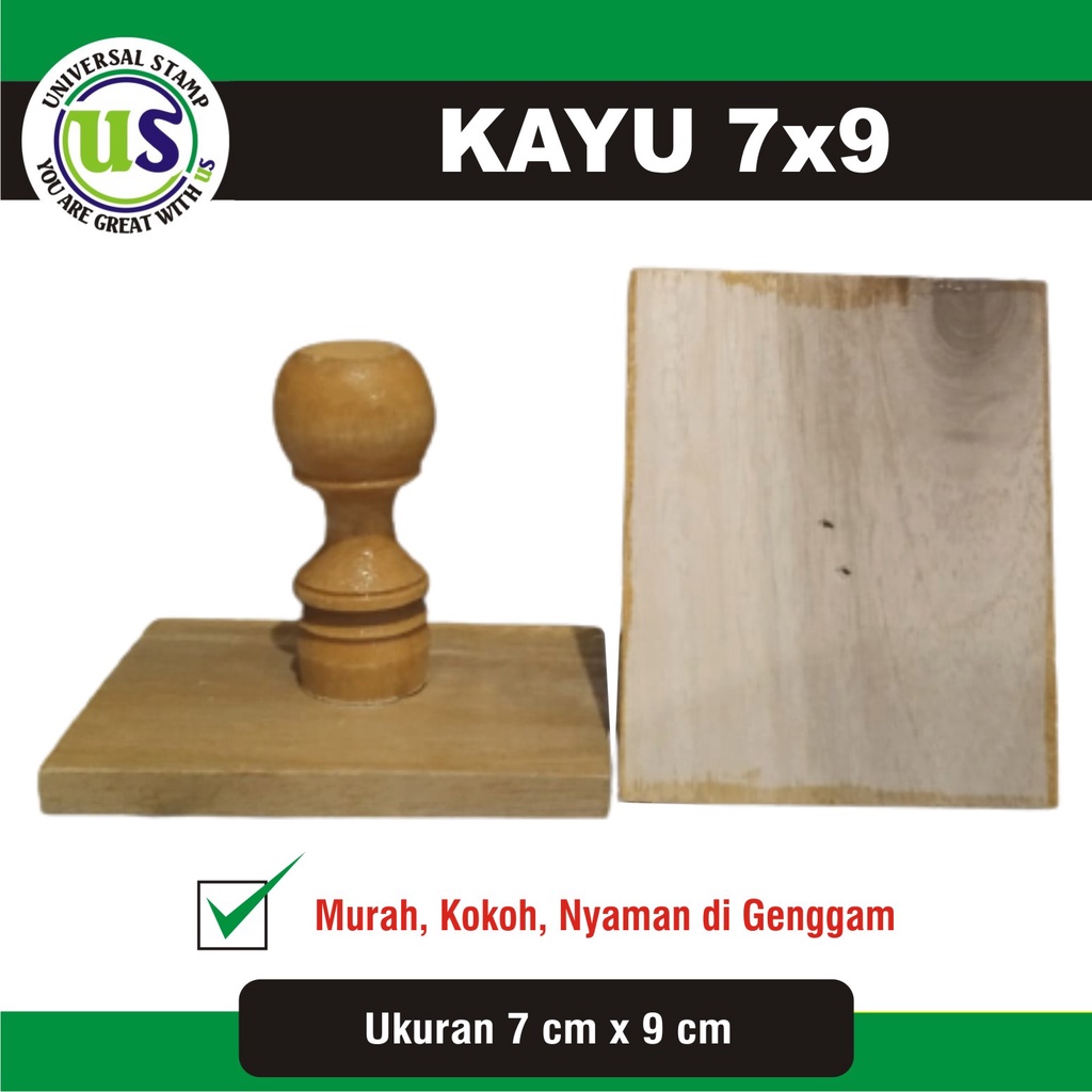 

Gagang Stempel Kayu 7x9