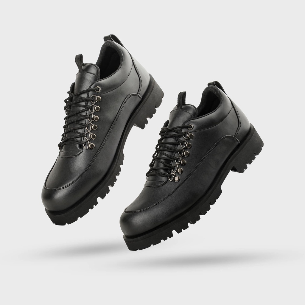 Sepatu Formal Casual Pria Navara Debonaire - 014 Black