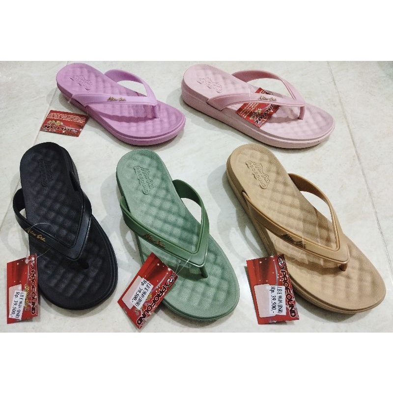 Sandal Jepit Wedges Karet Phylon NEW ERA