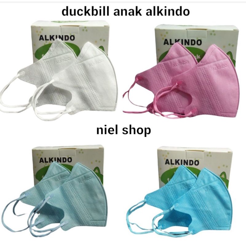 Masker duckbill anak alkindo isi 50pcs