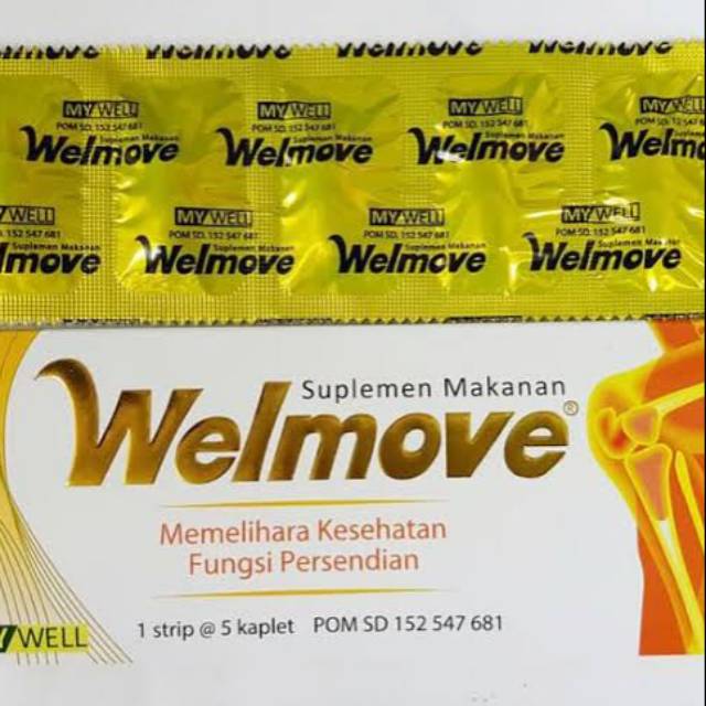 Welmove atasi kaku dan nyeri sendi dengan isi ( glucosamine dan chondroitin) #original