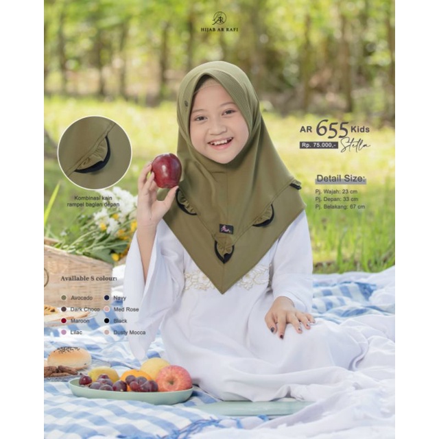 AR 655 KIDS//Hijab Arrafi//Hijab Anak Arrafi