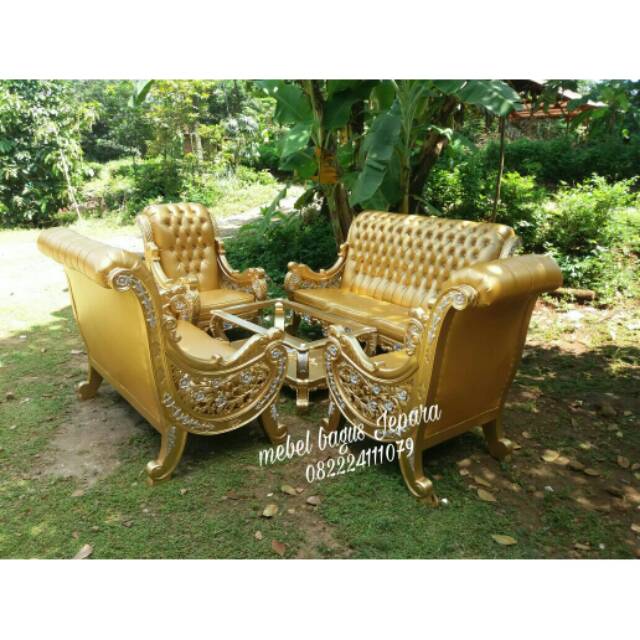 Kursi tamu raffi Ahmad mebel Jepara mebel jati mebel Jepara bagus mebel murah