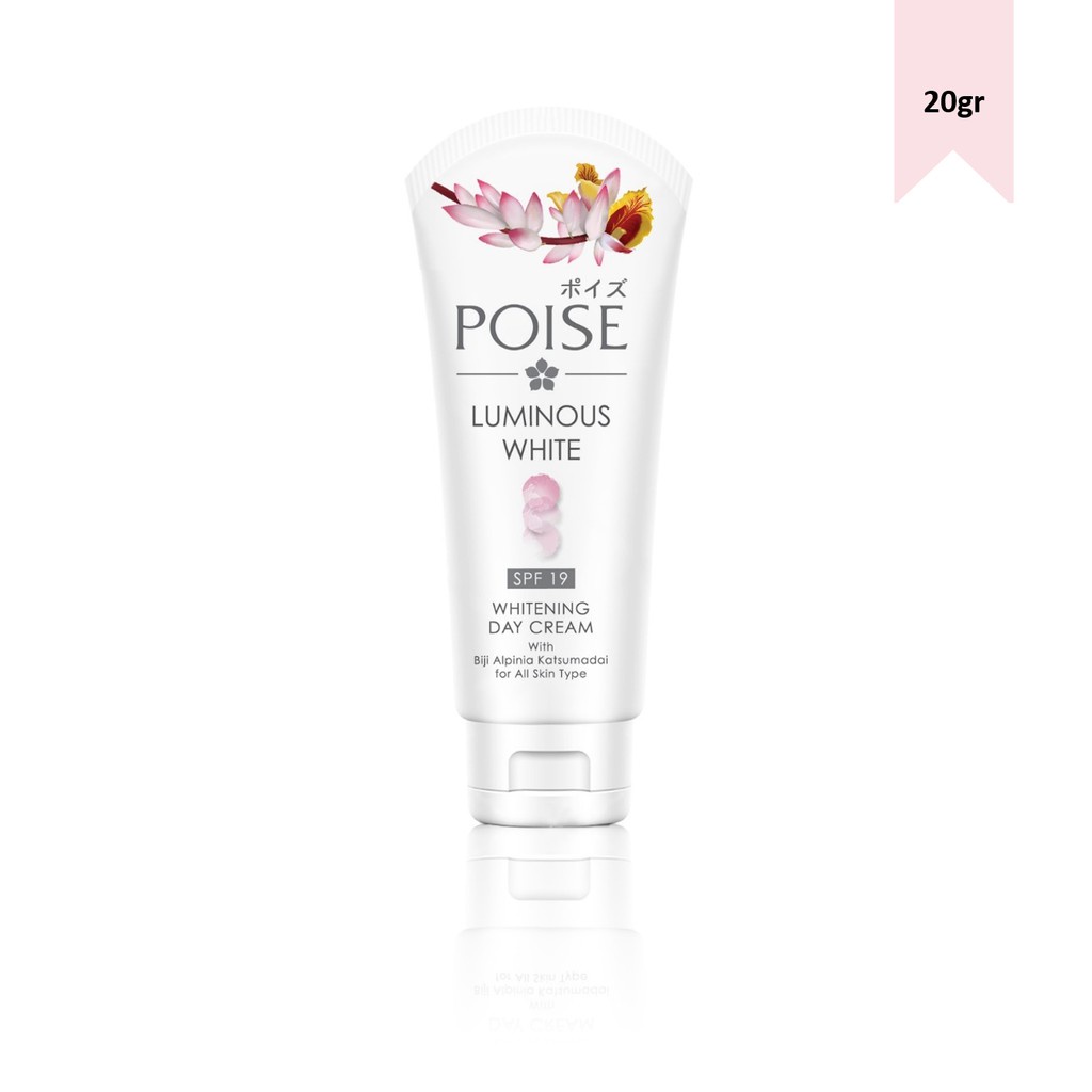 POISE LUMINOUS WHITE WHITENING DAY CREAM 20GR