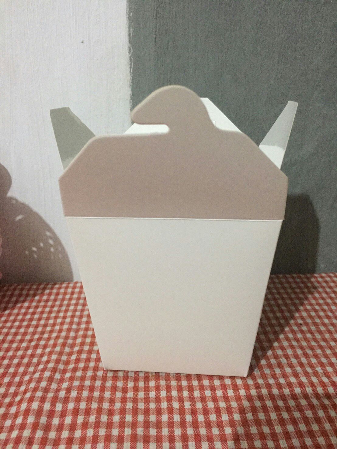 Paper Food Pail L/ Box Bento/ Rice Box L Putih Polos Laminasi @1pcs