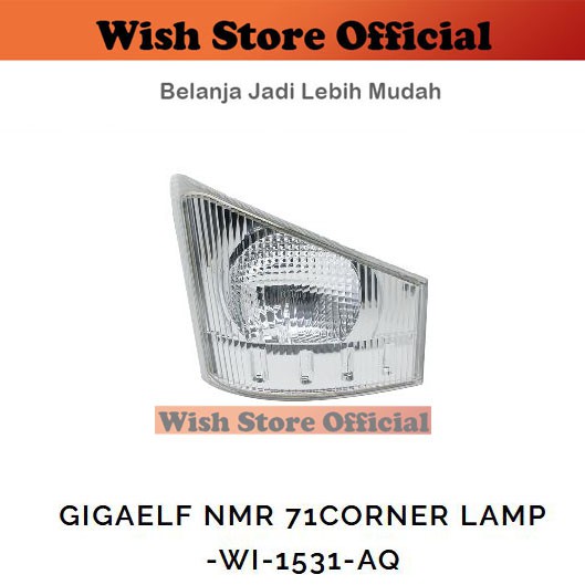 Lampu Sein Rating Reting Depan Corner Lamp Assy Signal Sen Isuzu Giga ELF NMR71 NMR-71 210PS 285PS N