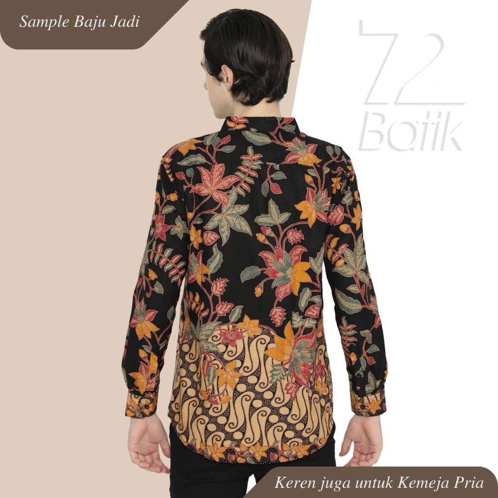 KAIN BATIK PREMIUM Bahan Dobby Dobi Dobbi Dolbi Motif Parang Warna Merah Kuning Hitam 728341 Cap 72 Jarik Jarit Samping Kebat Panjang Batik Dobby Modern Premium Bahan Seragam Batik Pernikahan Kantor Keluarga Murah Kamen Jadi Batik Bali Lembaran