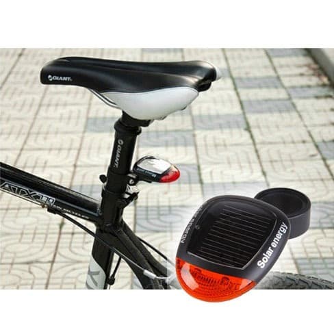 Solar Bicyle Taillight Warning Light / Lampu Rambu Sepeda - 909