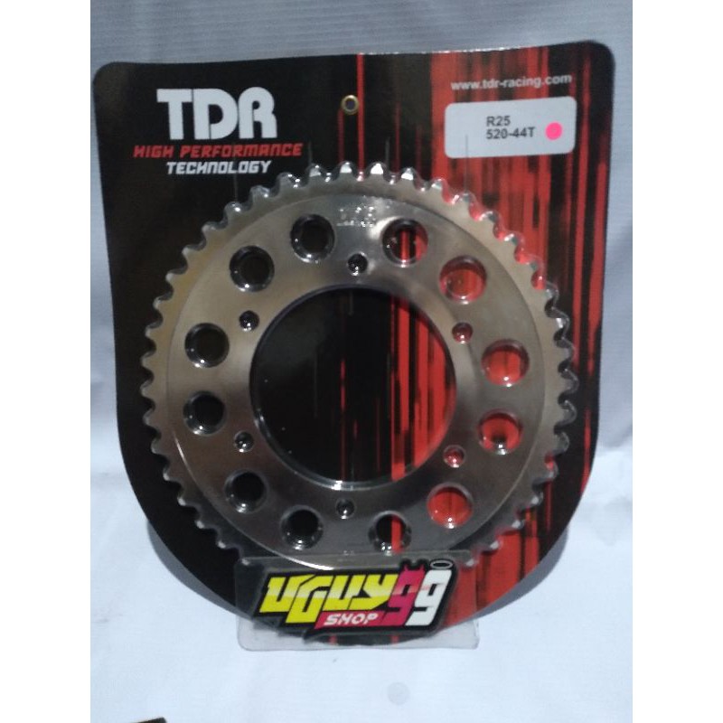 GIR GEAR BELAKANG TDR  SILVER R25/NINJA250/MT25/rr mono