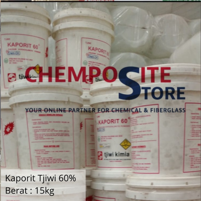 kaporit bubuk (powder) tjiwi kimia 60% / Calcium hypochlorite bubuk